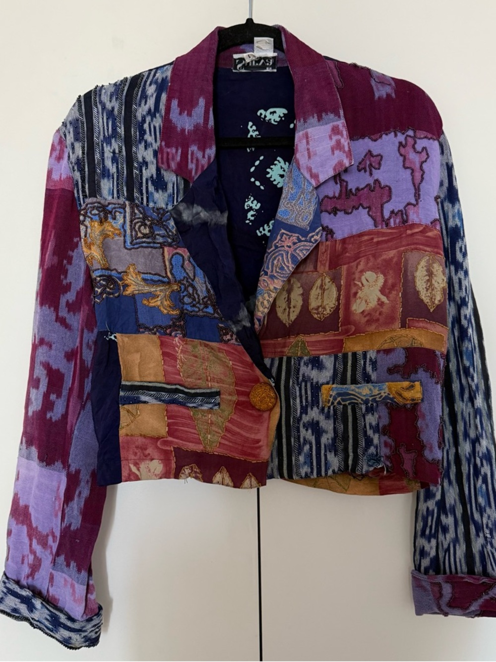 Surya Patchwork Beaded Women's Jacket